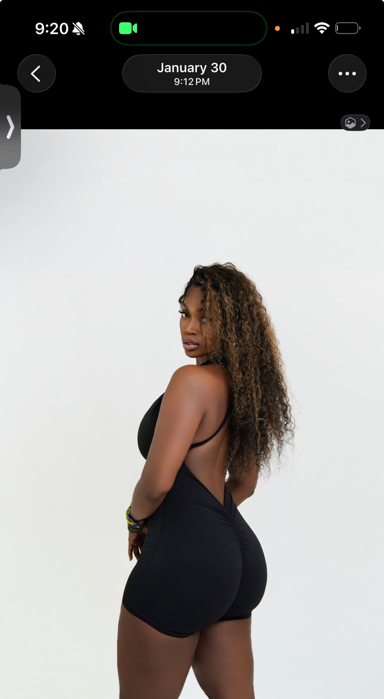 black on black romper set